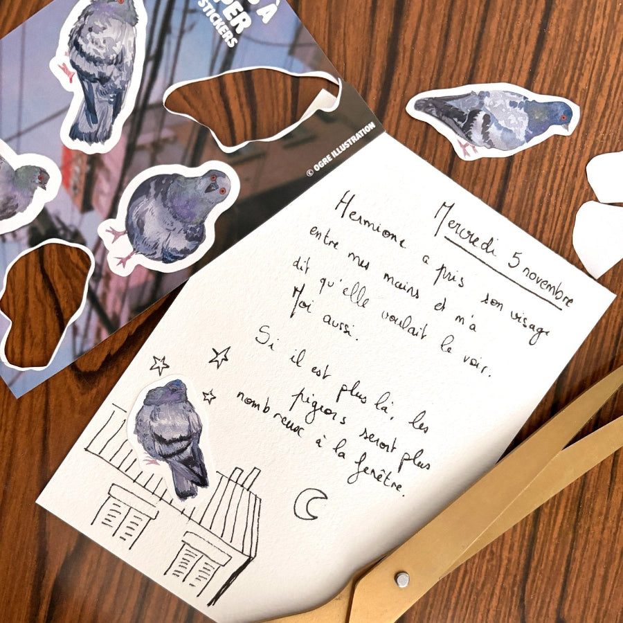 exemple sticker pigeon