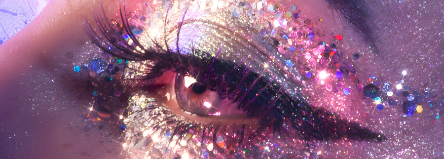 Paillettes biodégradables 5 m IndiGlow sur oeil