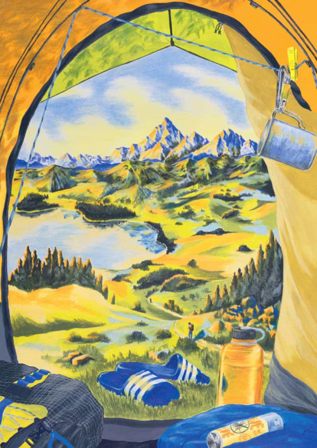 image du puzzle chambre avec vue jour férié