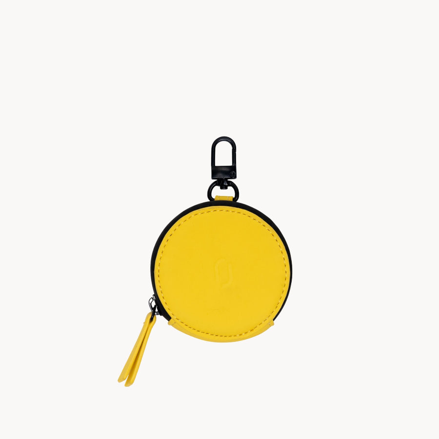 mini pochette jaune joomi à accrocher