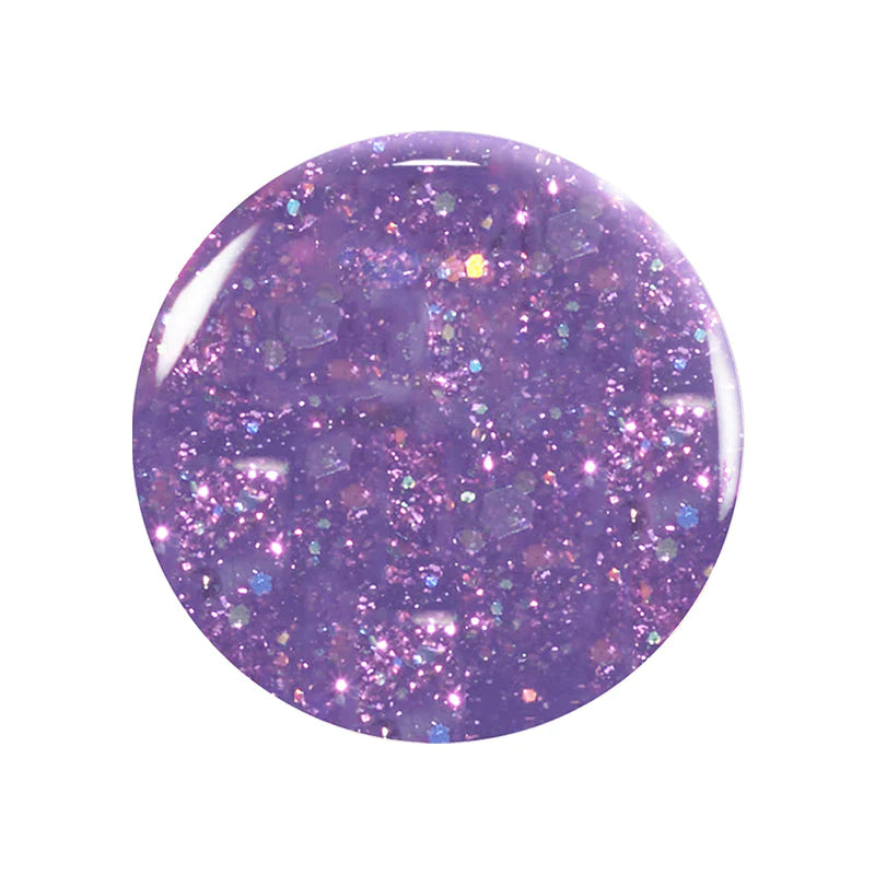 Vernis enfant Scarlett la chouette couleur violet à paillettes