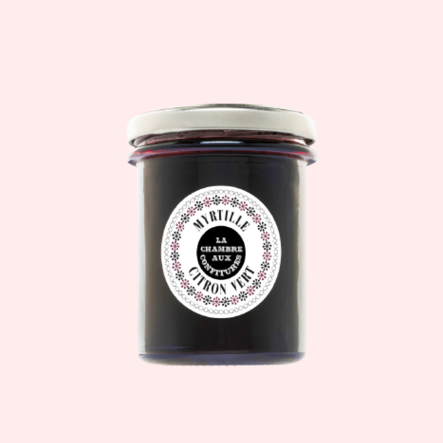 Confiture artisanale Myrtille citron vert La chambre aux confitures