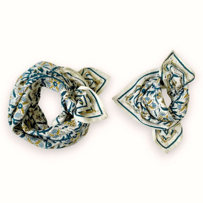Foulard "Bird" sable Apache