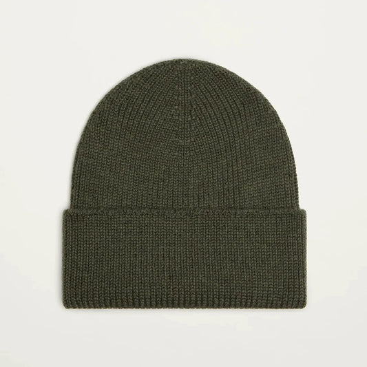 Bonnet fabriqué en France 100% Mérinos Kaki