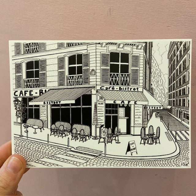 Carte postale paris - Café/bistro