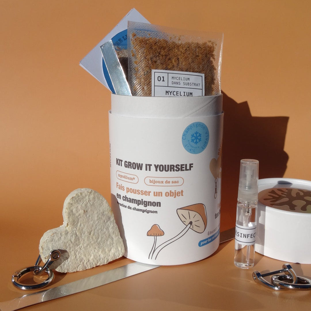 Kit Mycélium DIY - 2 bijoux de sac shroumi