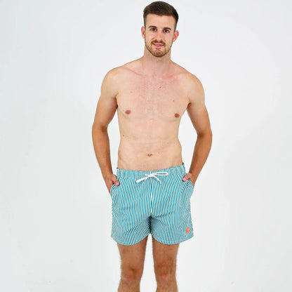 Maillot de bain - Le nautique vert vue de devant