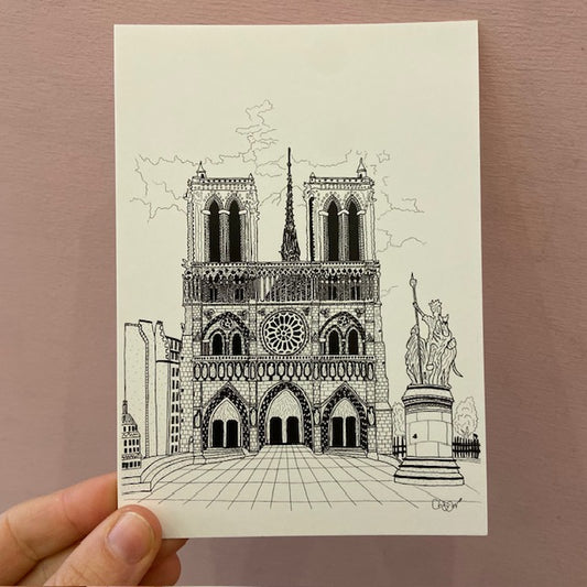 Carte postale paris - Notre-Dame de Paris
