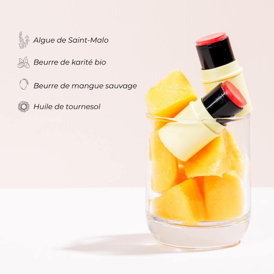 Pomponne fantastick baume et blush hibiscus ingredients