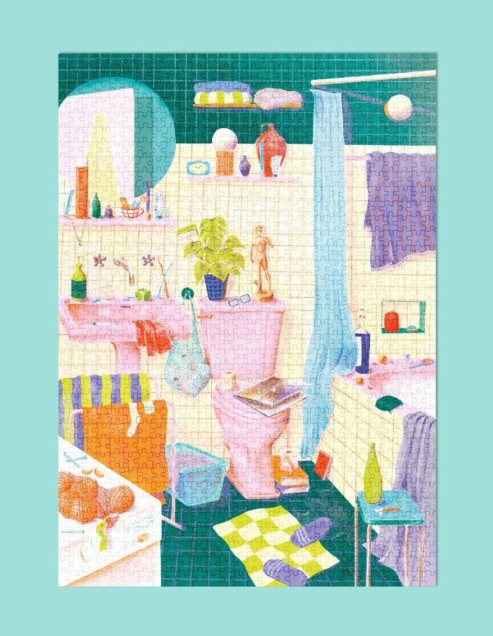 Puzzle 500 pièces -  La soirée mousse
