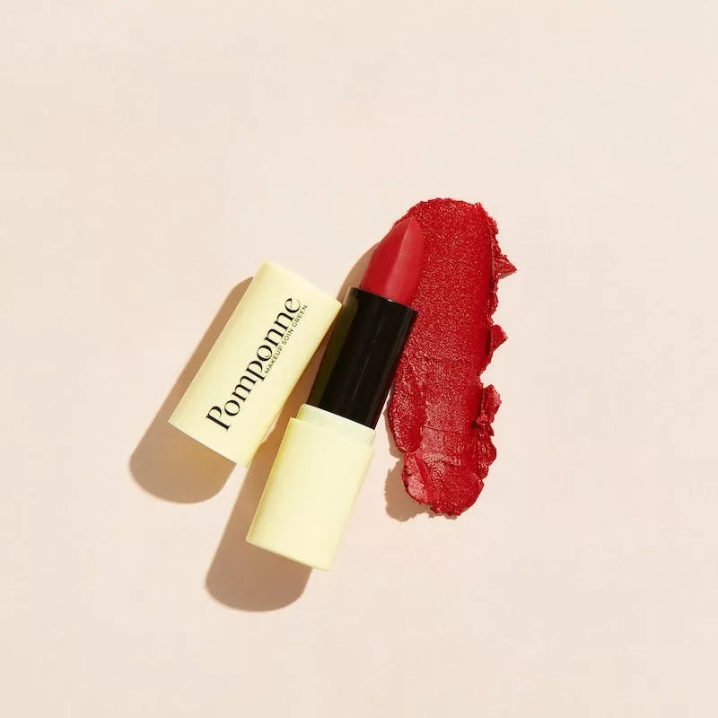 Rouge à lèvres hydratant rouge couture Pomponne