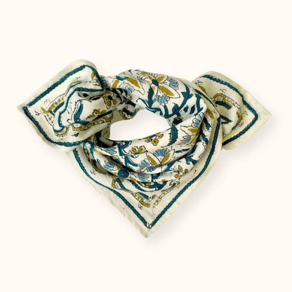 Foulard "Bird" sable Apache
