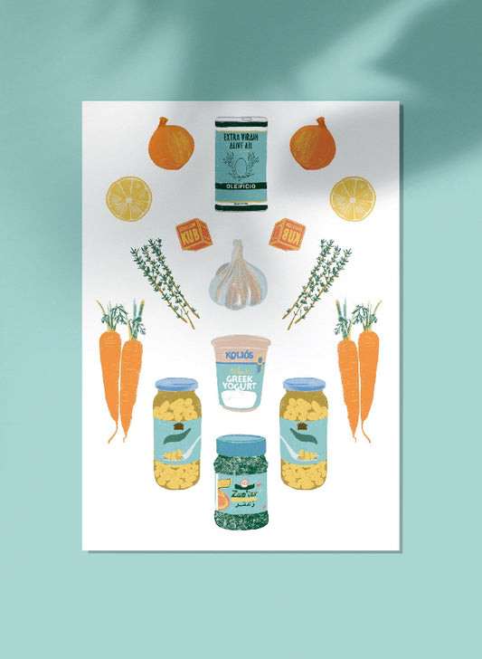 affiche lucie leforestier soupe de carrotte zaatar