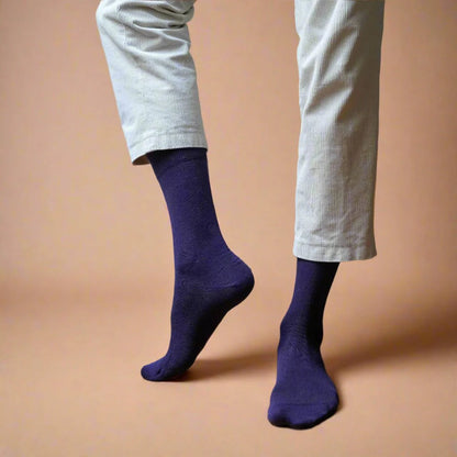 chaussettes coton klue marines