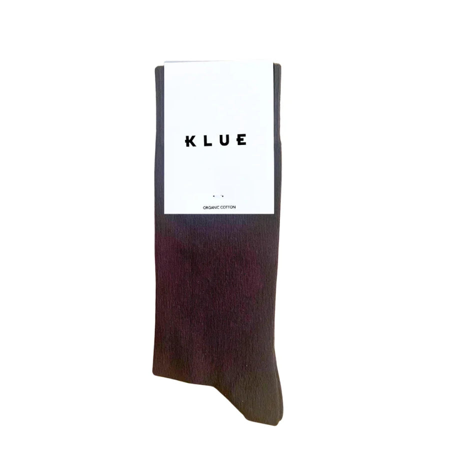 chaussettes coton klue marron chocolat