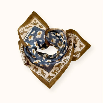 foulard appaches léopard météorite