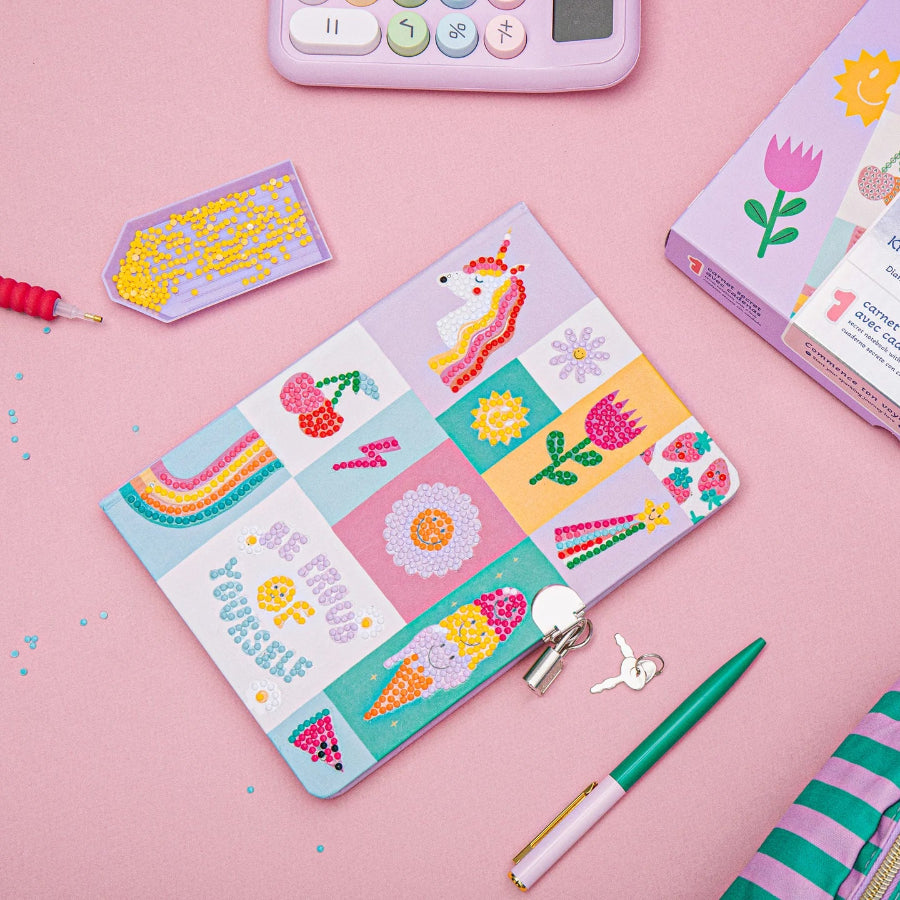 kit diy enfant diamond carnet secret