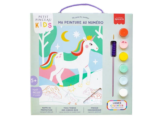 coffret peinture au numéro pour enfant
