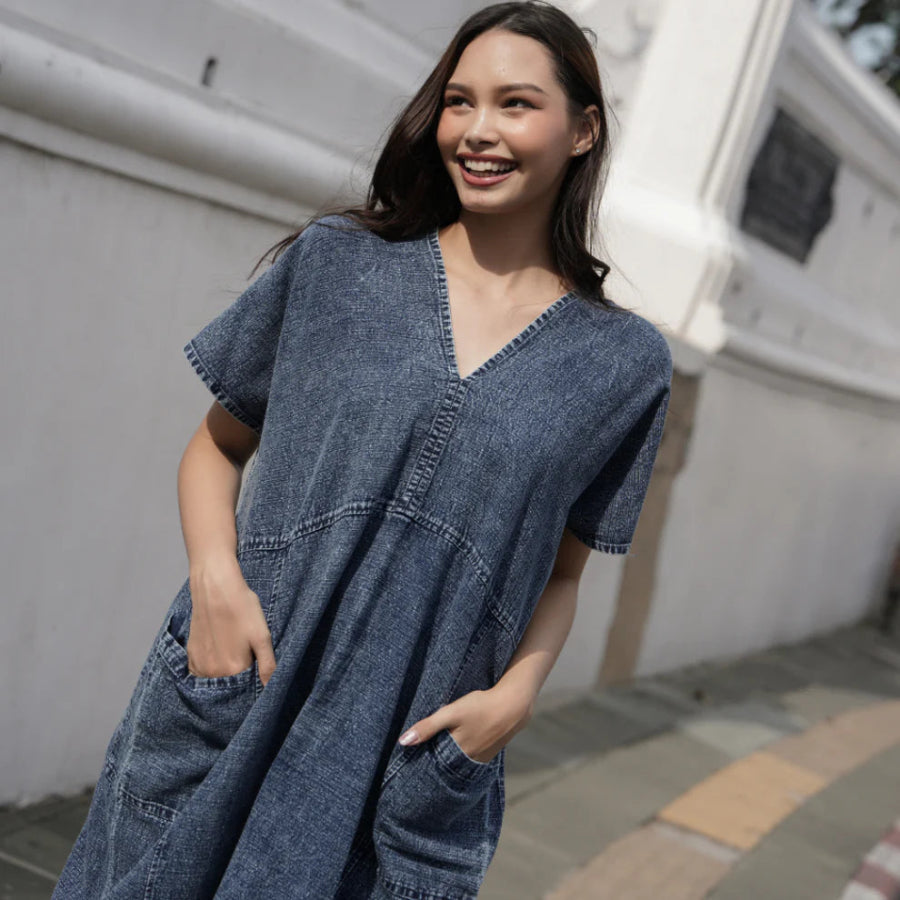 robe longue jean damepach