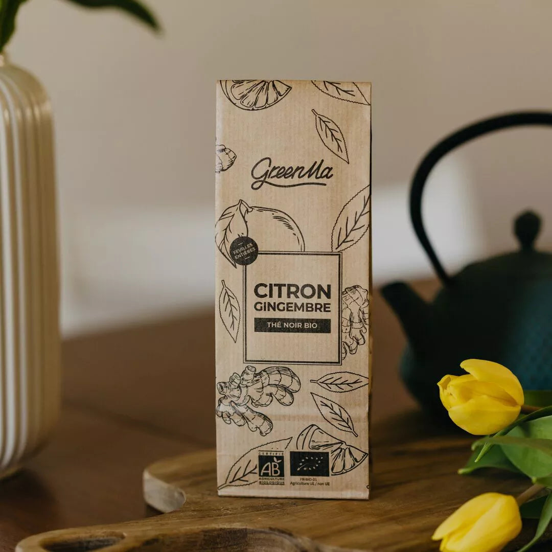 Thé noir Citron/gingembre
