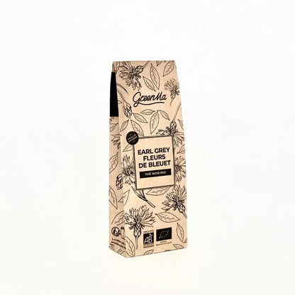 Thé noir bio Earl Grey, fleurs de bleuet GreenMa