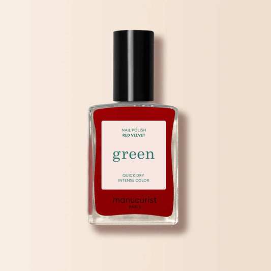 vernis green manucurist red velvet