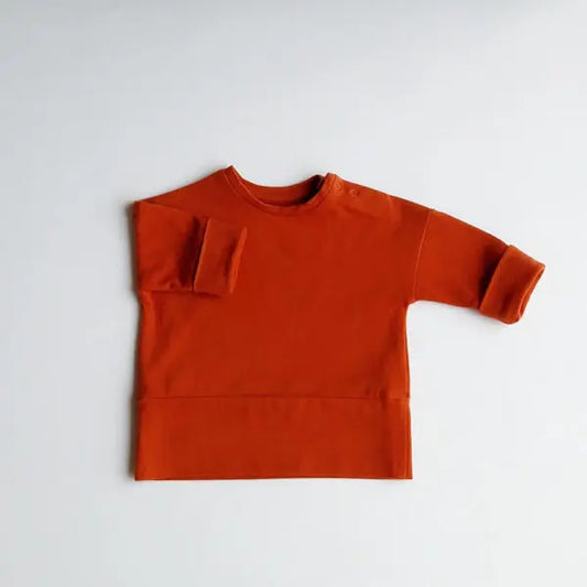 T-shirt évolutif terracotta Pop kidz
