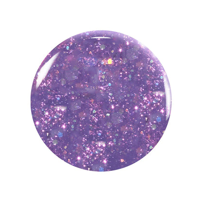 Vernis enfant Scarlett la chouette couleur violet à paillettes