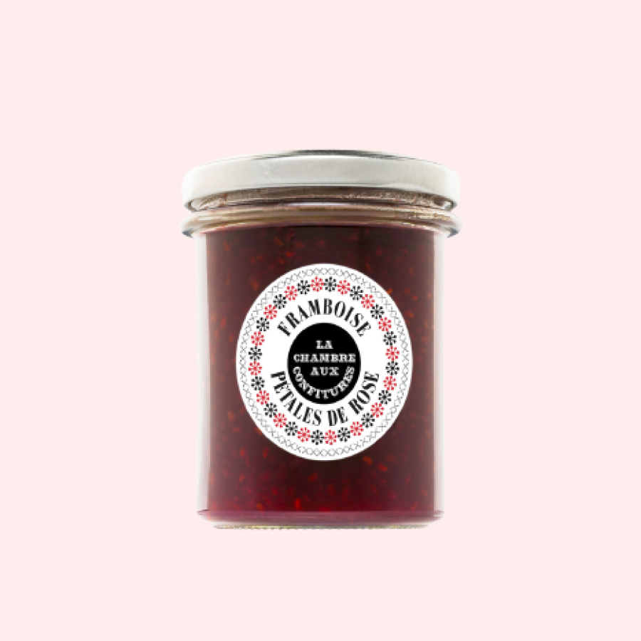 Confiture framboise & pétale de rose La chambre aux confitures
